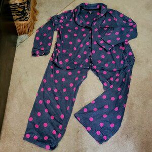 Pajamas Sleepwear Soft Polka Dot Set womens juniors Xl Never worn